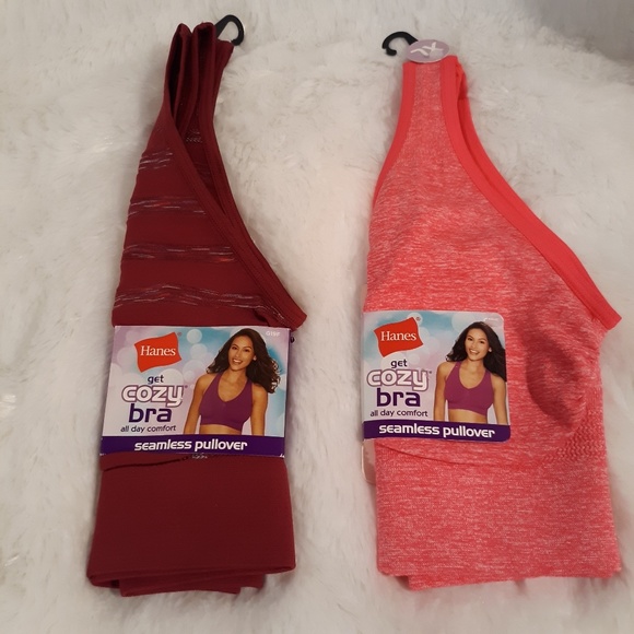 Hanes Other - NWT 2 Hanes Cozy Bras Size XLarge (Lot)